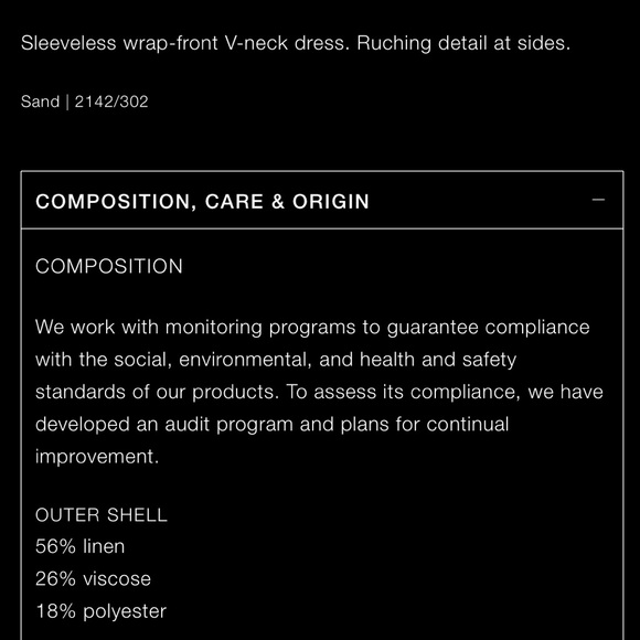 Zara knit neutral ruched detail long dress tunic - Picture 11 of 12